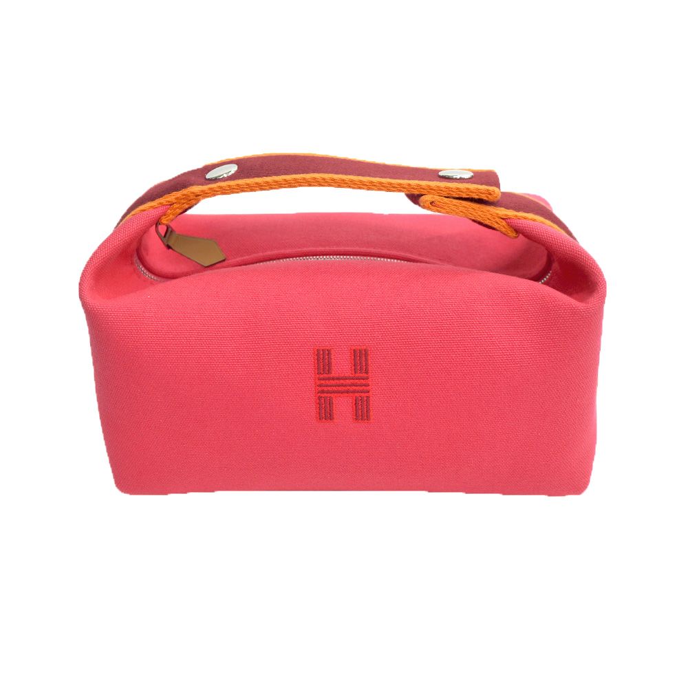  【栄】エルメス H103222M ポーチ ブリッドアブラック PM ハンドバッグ レッド ピンク SV金具 小物 その他 その他