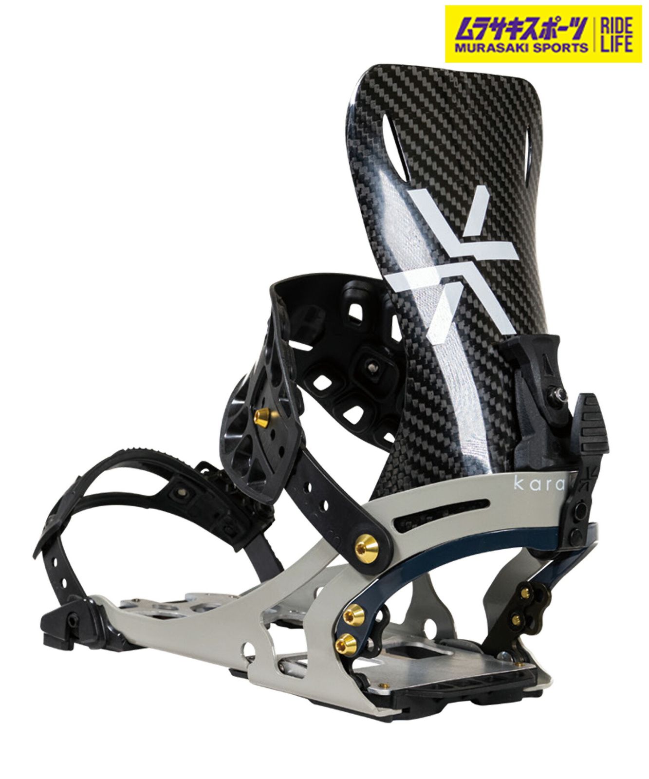 【ムラスポ公式】新品 KARAKORAM カラコラム スノーボード バインディング ビンディング メンズ スプリット PRIME X-CARBON 24-25モデル LL B15