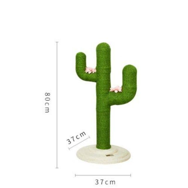 ペットアイ 爪とぎタワー サボテンJr キャットタワー 爪ケア 猫 組立簡単 工具不要 麻縄 SNS映え ストレス解消