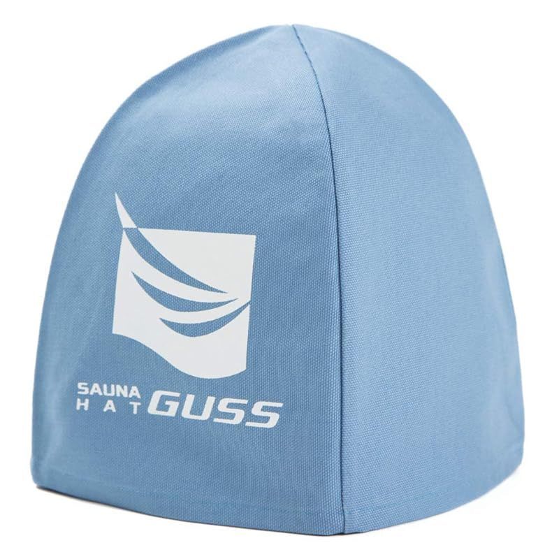 [SAUNA HAT GUSS] サウナハット／サウナでの「のぼせ予防」に効果的、髪のダメージ軽減にも役立つ (スカイブルー, L) 0