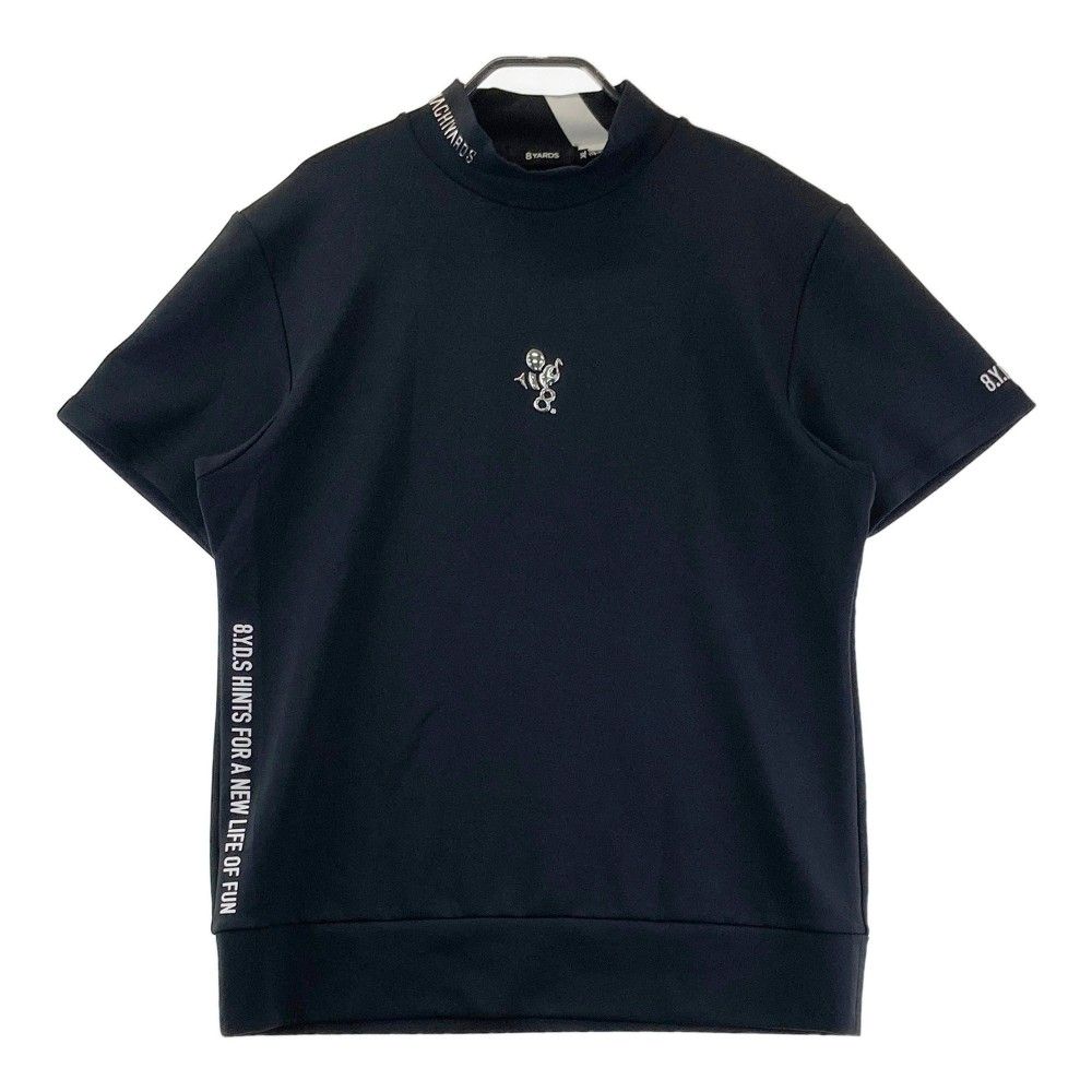 8yards Tシャツ サイズ：XL 8YARDS ハチヤーズ ハイネック 半袖Tシャツ ブラック