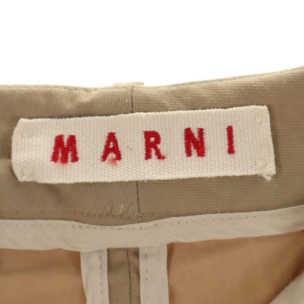 MARNI マルニ イタリア製 ナイロンツイル クロップドパンツ 40