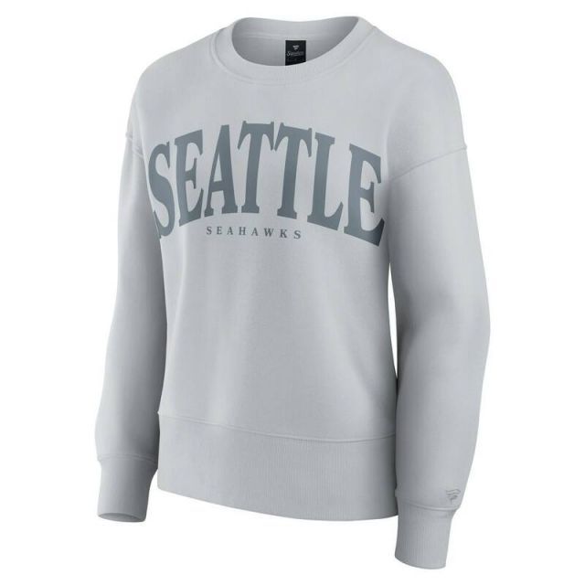 売れ筋商品|||コンセプトスポーツ パーカー・スウェットシャツ アウター レディース Women's Cream, Navy Seattle Seahawks Granite Knit Pullover Sweatshirt Cream, Navy womens-fanatics-gray-seattle-