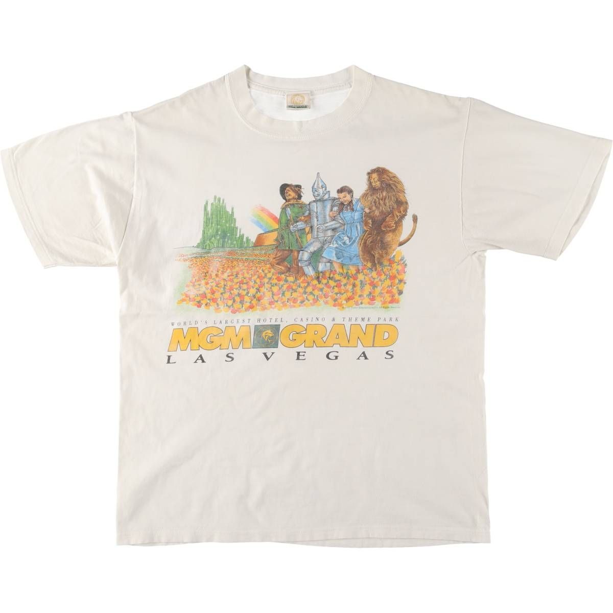 古着 90年代 MGM GRAND アドバタイジングTシャツ メンズM相当 ヴィンテージ|evb029612