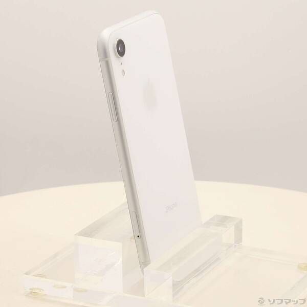 中古品〕 iPhoneXR 64GB ホワイト MT032J／A SIMフリー【269】