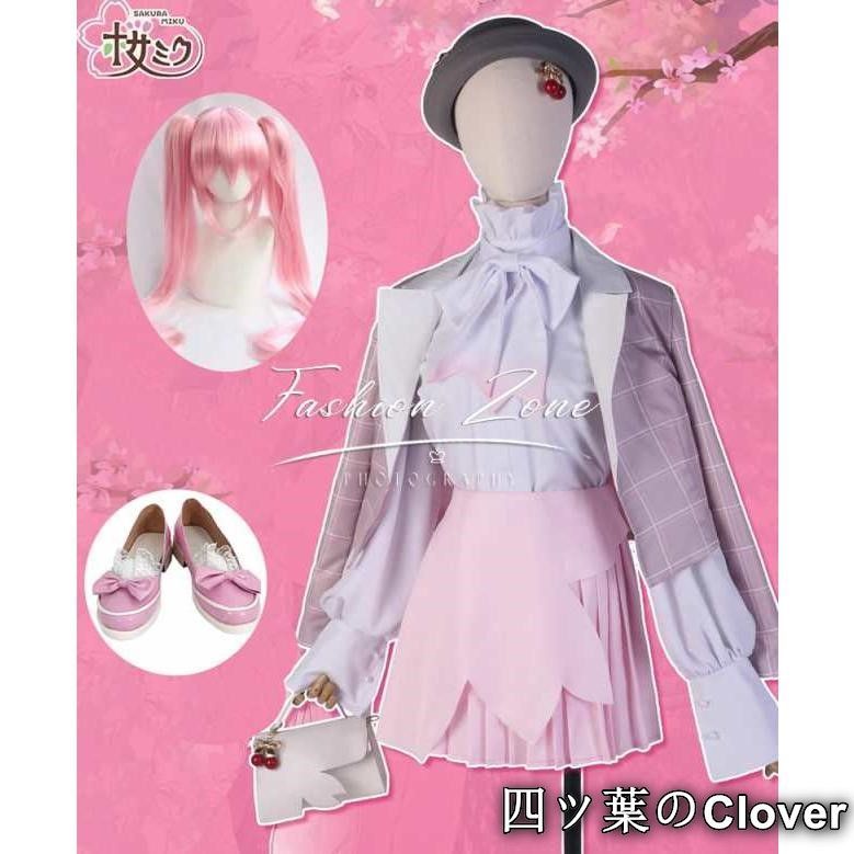ミク衣装 初音 ミク コス コスチューム・コスプレ 美品・未使用新品 桜