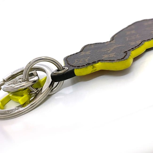 ルイ ヴィトン チャーム ポルトクレ LV スケアクロウ オレンジ ホワイト LOUIS VUITTON ルイ ヴィトン チャーム ポルトクレ LV