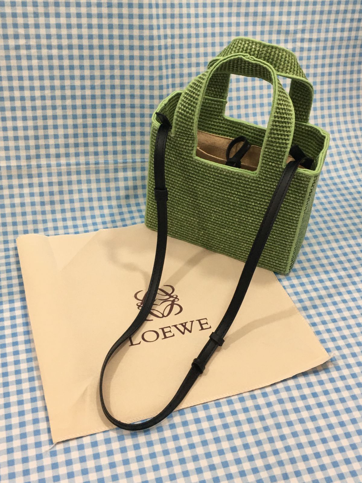 LOEWE ロエベ カゴバッグ トートバッグ カゴバッグ グリーン