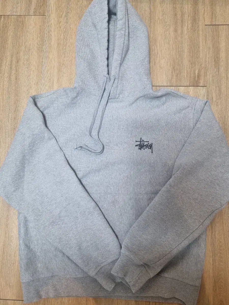 STUSSY(ステューシー) ベーシック フード グレー L