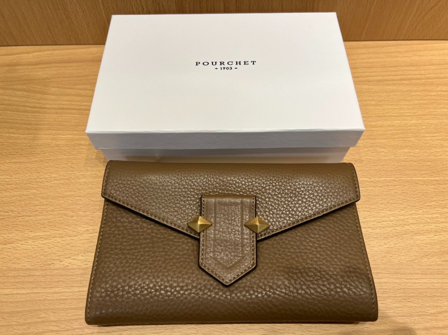 POURCHET 1903 財布 ショルダー 極美品 メルカリ