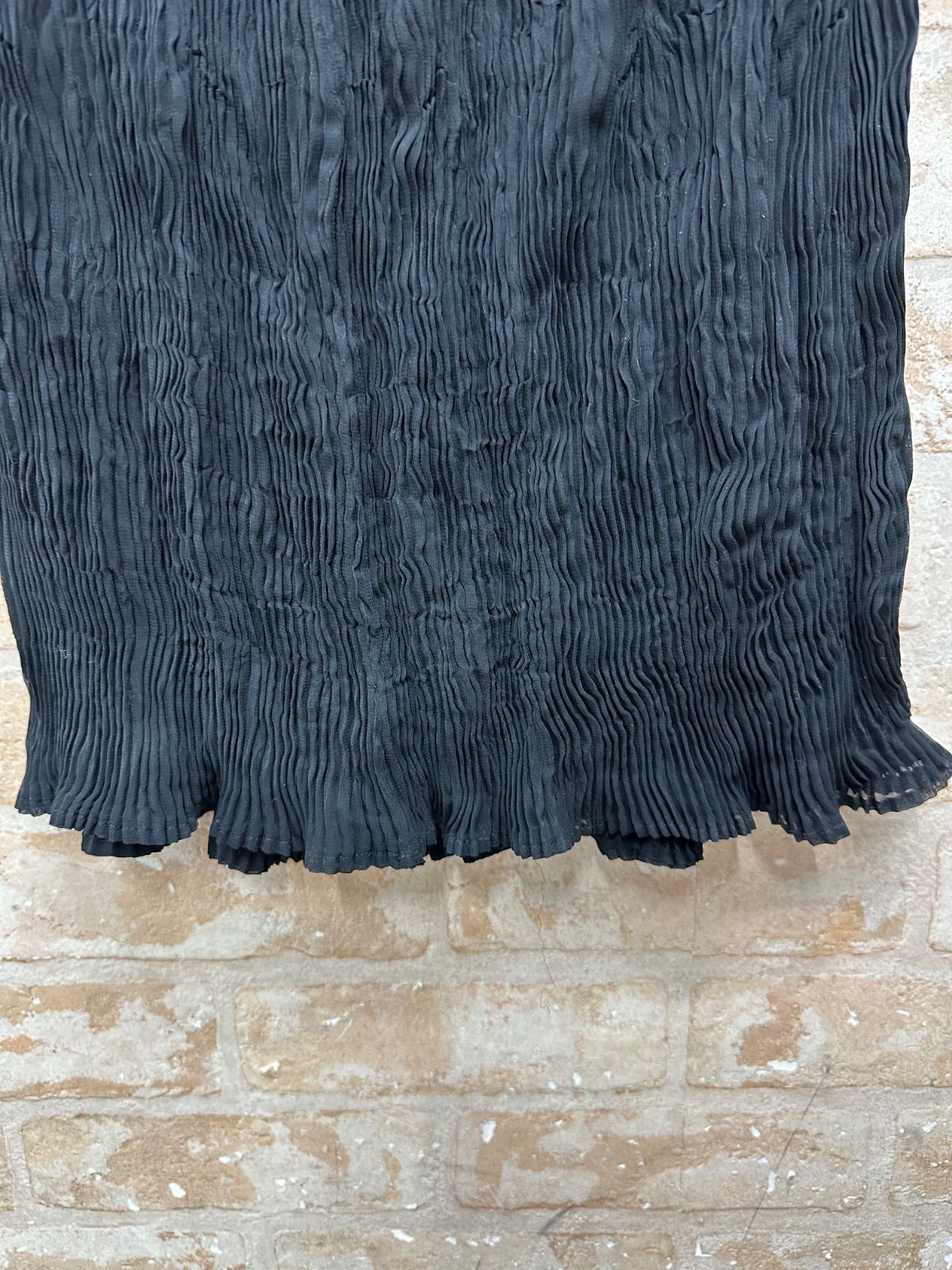 ISSEYMIYAKE イッセイミヤケ ロングスカート シワ加工 プリーツ ミー  