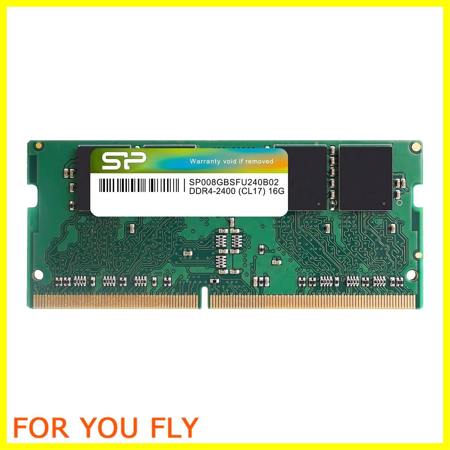 【在庫セール】シリコンパワー ノートPC用メモリ DDR4-2400(PC4-19200) 8GB×1枚 260Pin 1.2V CL17 SP008GBSFU240B02