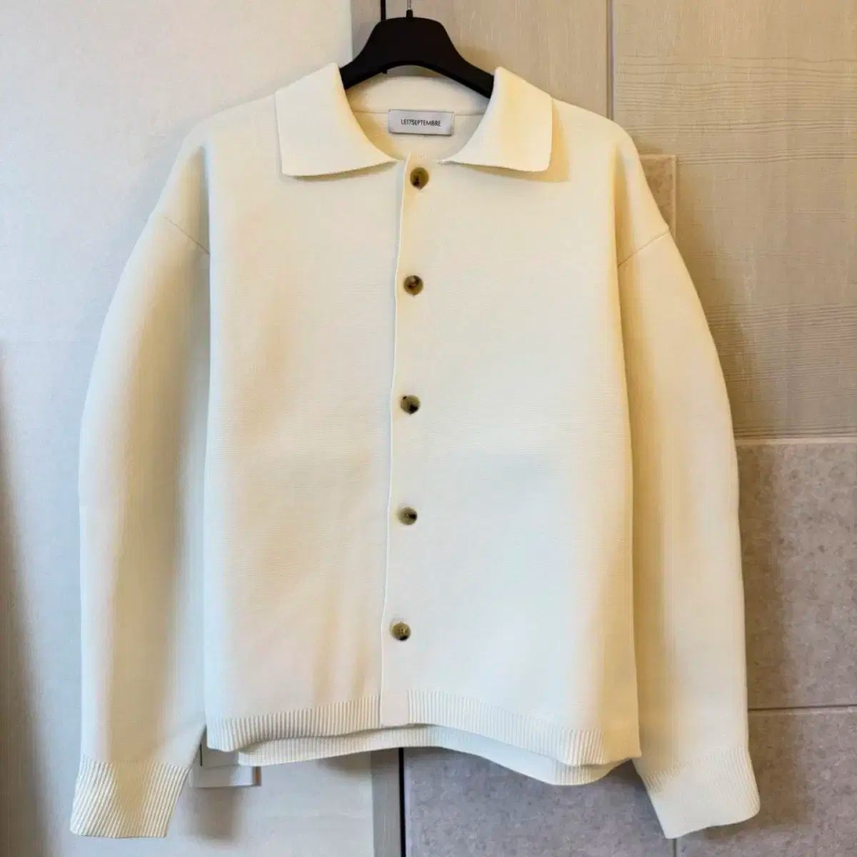 ル917 オム le17septembre バルーン カーディガン アイボリー 50