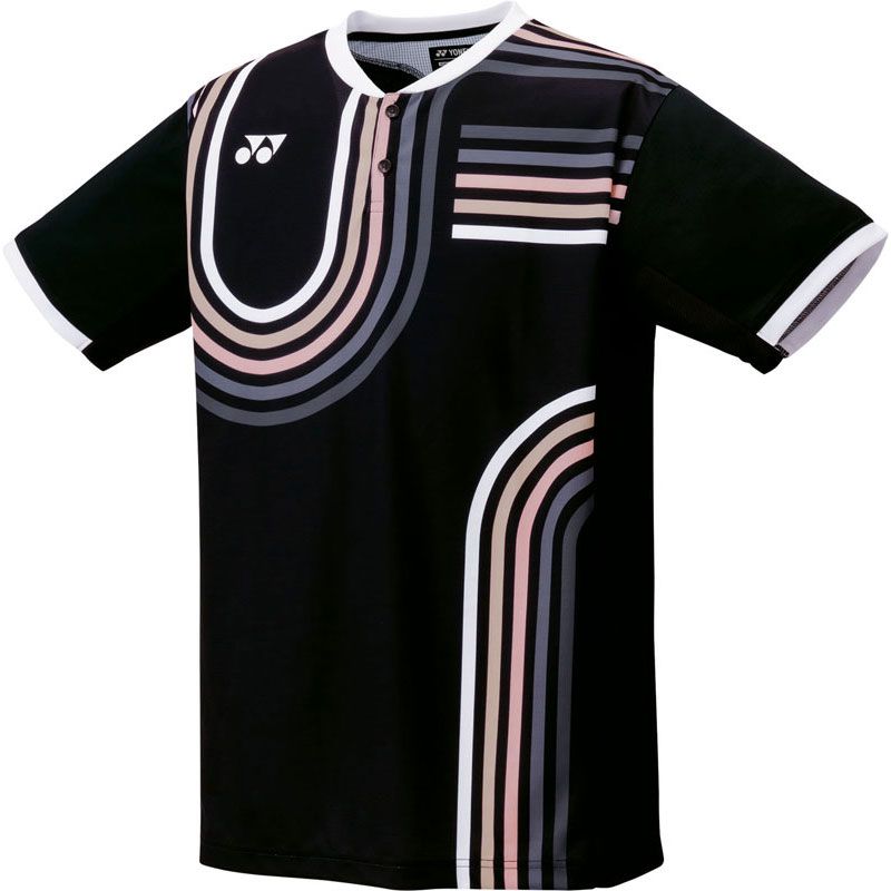 YONEX ヨネックス メンズゲームシャツ バドミントン ゲームシャツメンズ 10639-007 ブラック