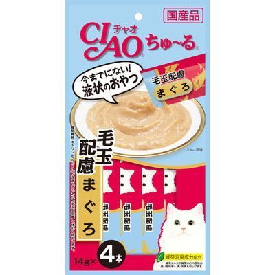 いなば CIAO ちゅーる 毛玉配慮 まぐろ 14g×4本入り 1ケース48袋