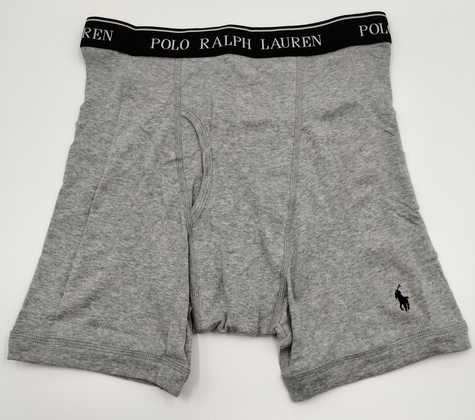 POLO RALPH LAUREN(ポロ ラルフローレン) ミドルボクサーパンツ Grey 1枚 メンズ下着 NCBBP5