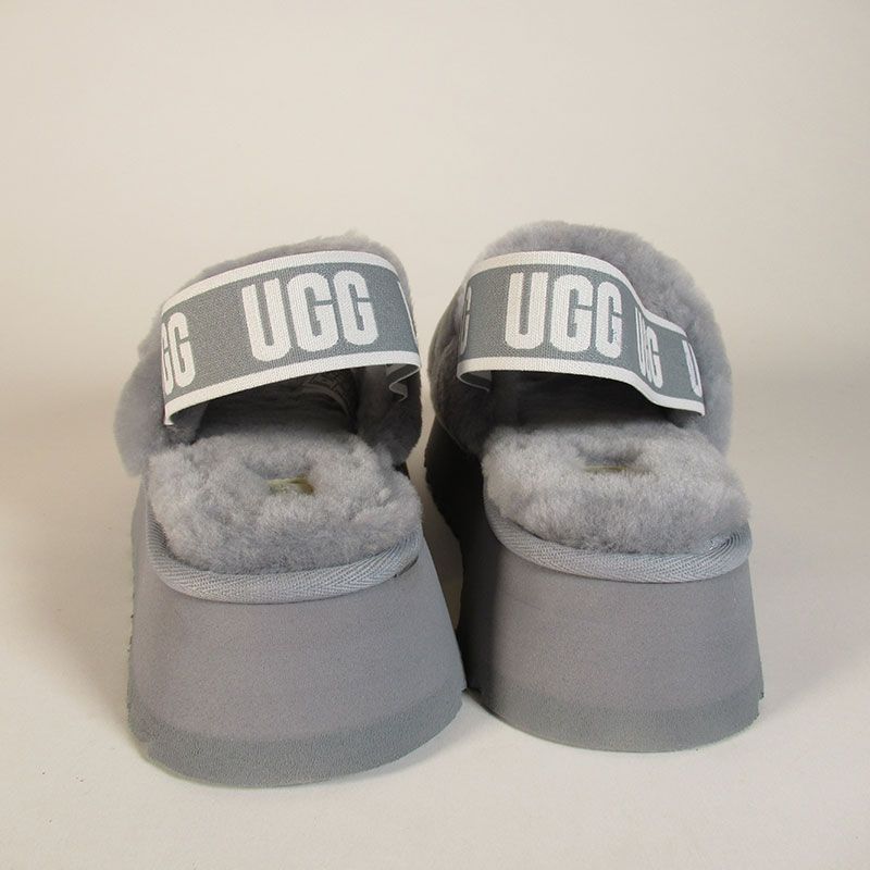 新品未使用】UGG 1112258 W DISCO SLIDE ASH FOG US6(23cm) アグ