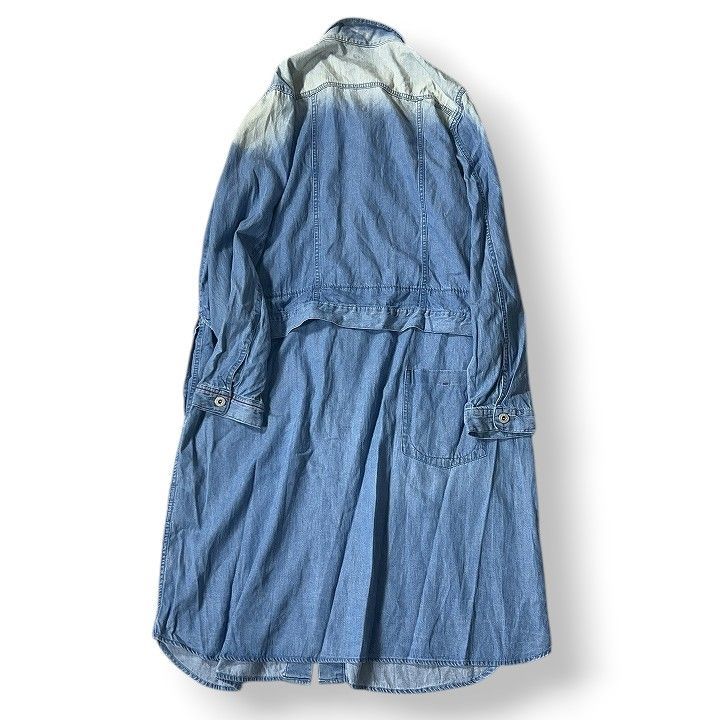 AS KNOW AS olaca アズノウアズオオラカ デニムシャツワンピース