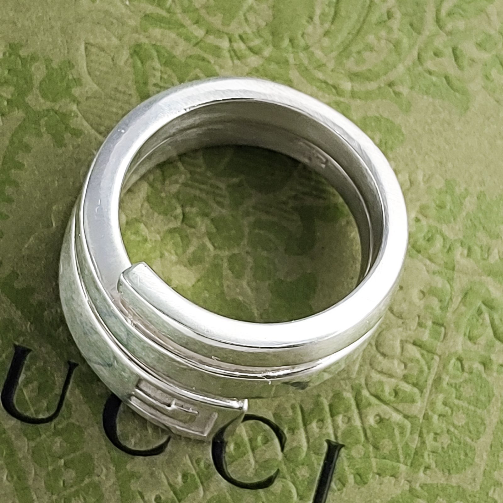 Gucci グッチ スパイラル スネーク リング 約11号 (内径16.4mm