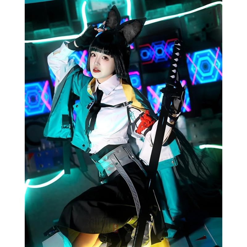 神併 星見雅 コスプレ ウィッグ付き 狐のシリオン ゼンゼロ コスプレ衣装 大人用 仮装 文化祭 イベント コスチューム ステージ服 Hoshimi Miyabi cosplay 星見雅 ウィッグ付き S