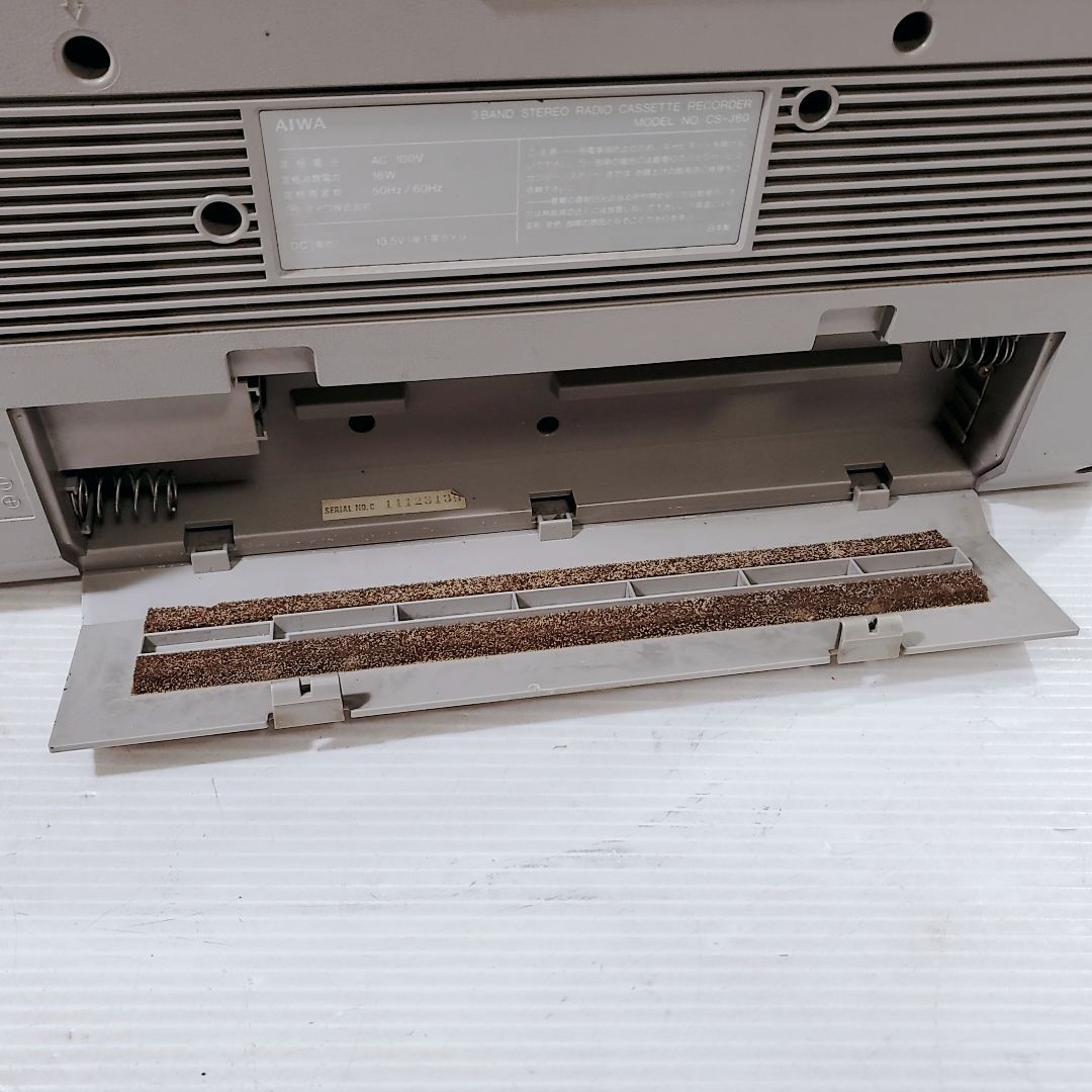 AIWA アイワ ラジカセ CS-J60 昭和レトロ ジャンク品 - メルカリ