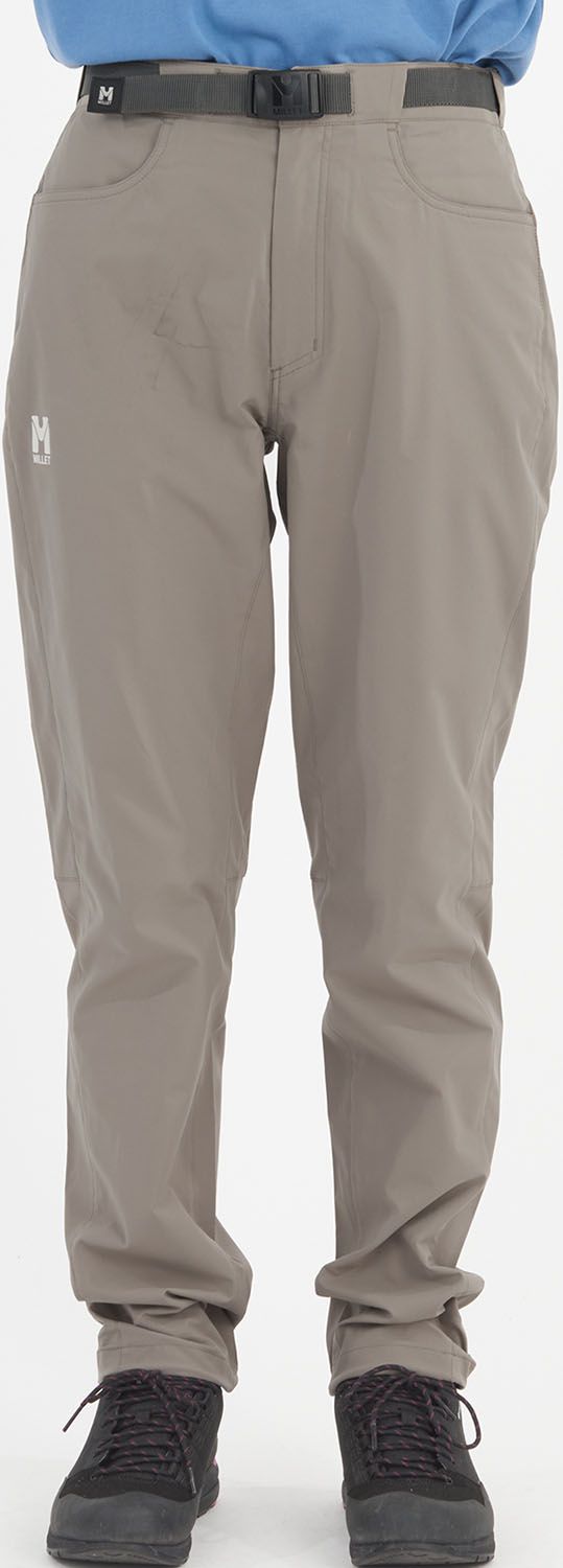 ミレー MILLET アウトドア BIONNASSAY PT W パンツ ズボン 防風 撥水 軽量 ソフトシェル ストレートシルエット 耐久性 ストレッチ 背面ゴム アジャストベルト付きウエスト MIV03223 N9904 DORITE