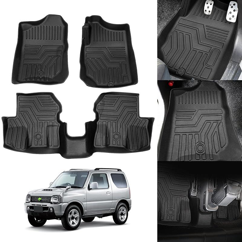 Cartist スズキ ジムニー JB23W型 フロアマット AT専用 立体 カーマット セカンドマット 防水マット TPE素材 JIMNY JB23  3Dフロアマット 抗菌効果 滑り防止 耐汚れ カスタムパーツ ズレ防止 車種専用設計 取付簡単 アクセサリー - メルカリ