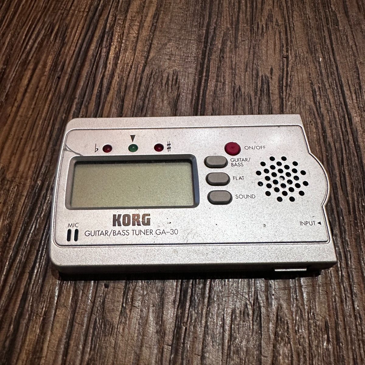 KORG GA-30 ギターベース用チューナー - 器材