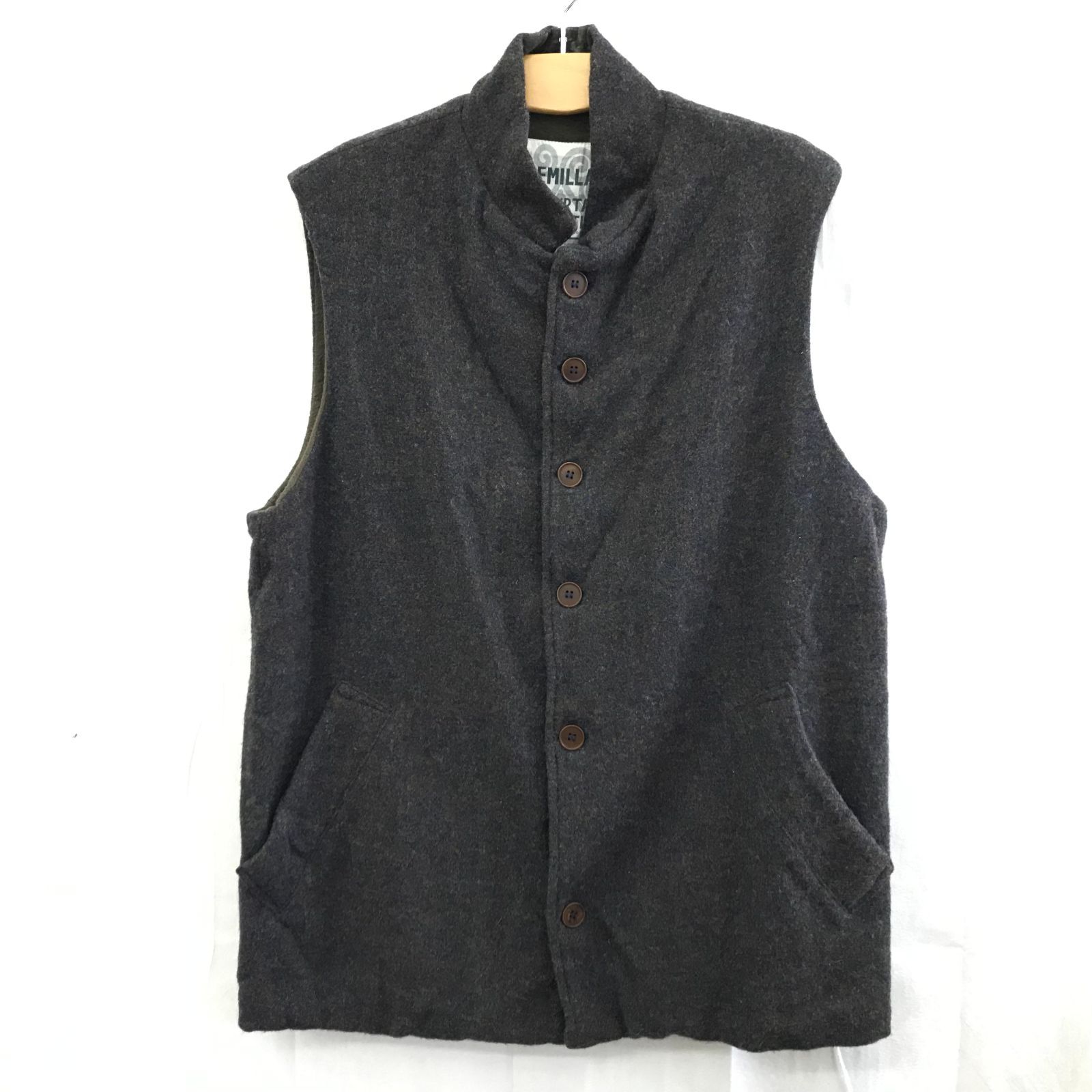 remilla Mock Vest Merino Wool レミーラ モックベスト メリノウール 