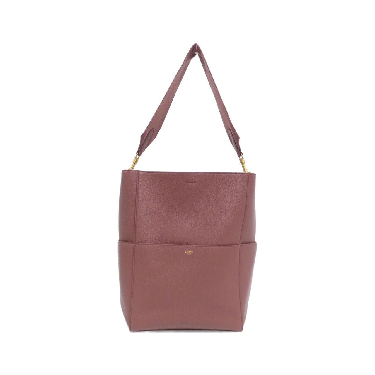 セリーヌ レザー サングル バケットバッグ 189593AH4