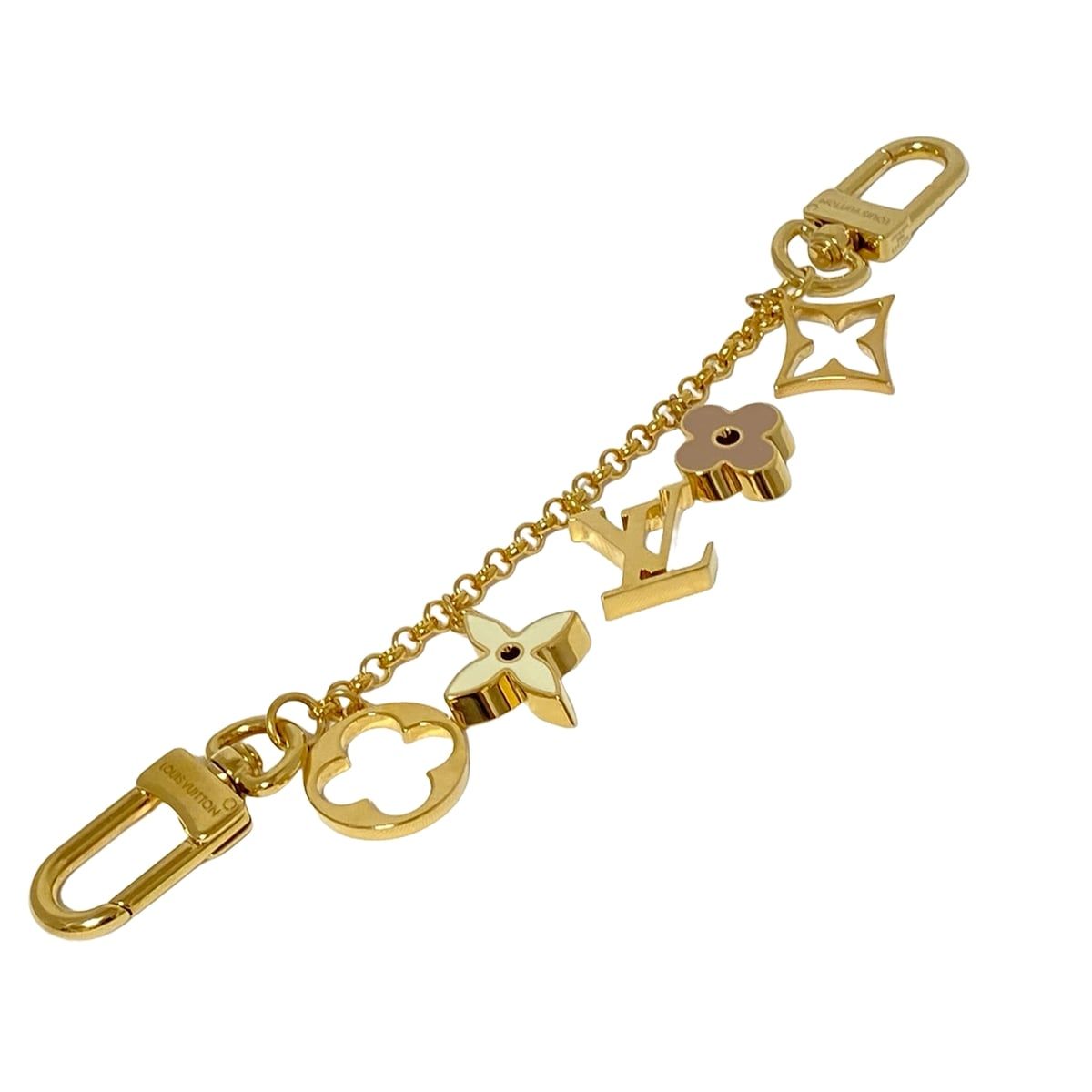 LOUISVUITTON ルイヴィトン フルールドゥモノグラム チャーム ルイヴィトンフルール ドゥ モノグラム チャーム ゴールド ユニ