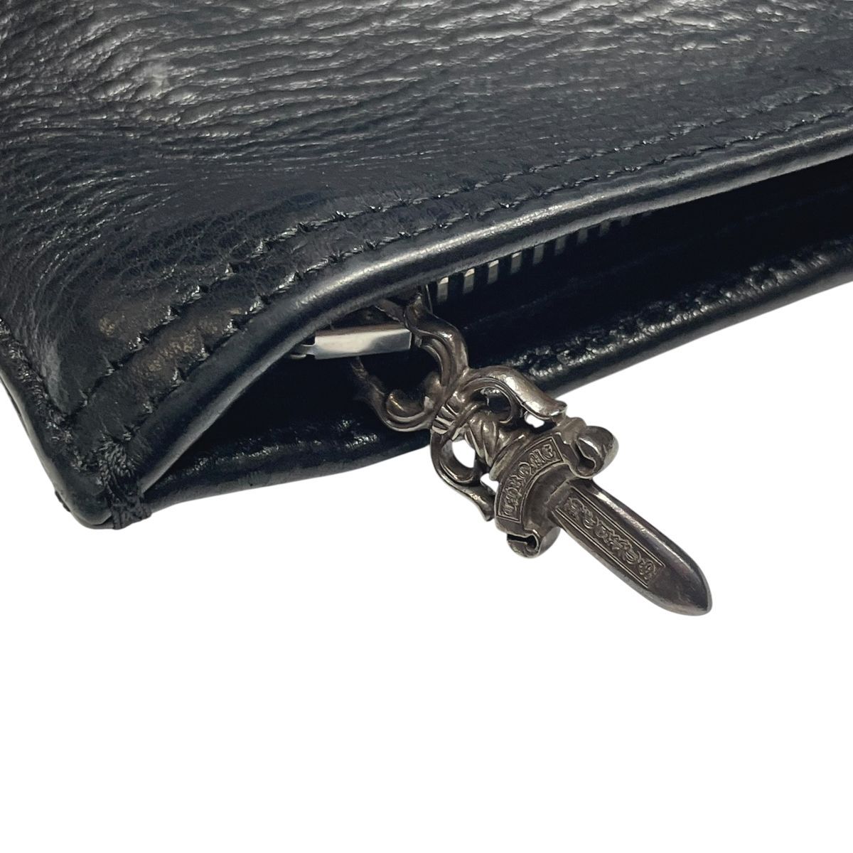 中古】 CHROME HEARTS クロムハーツ FLAT MED PLANE ストラップ