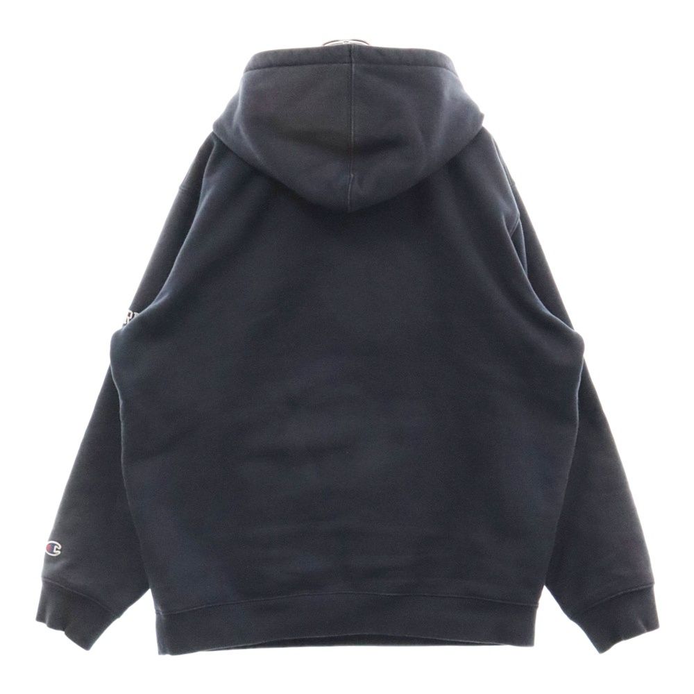SUPREME (シュプリーム) 17SS Champion Satin Logo Hooded Sweatshirt