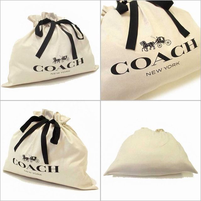 タイムセール【新品 未使用】コーチ COACH 保存袋 収納袋 巾着 バック小物用 （中） DUSTBAG L