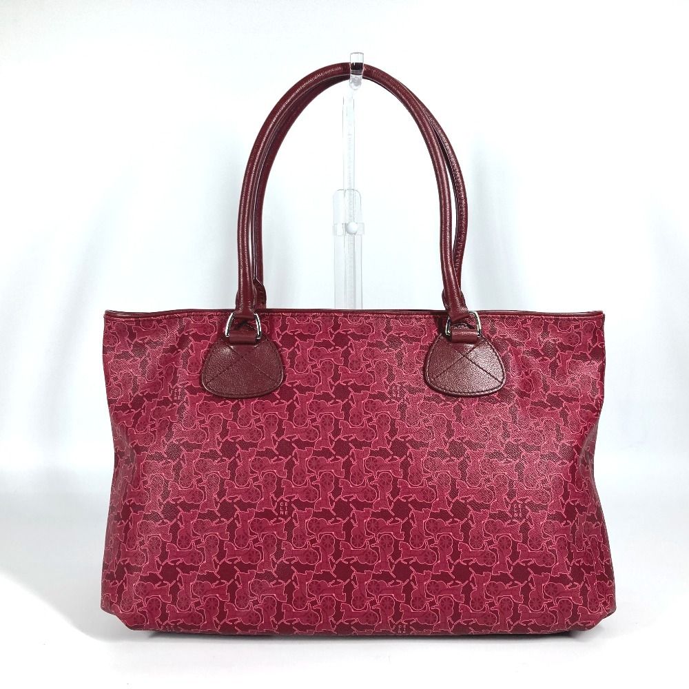 CELINE セリーヌ ショルダーバッグ ロゴ サルキー PVC/レザー