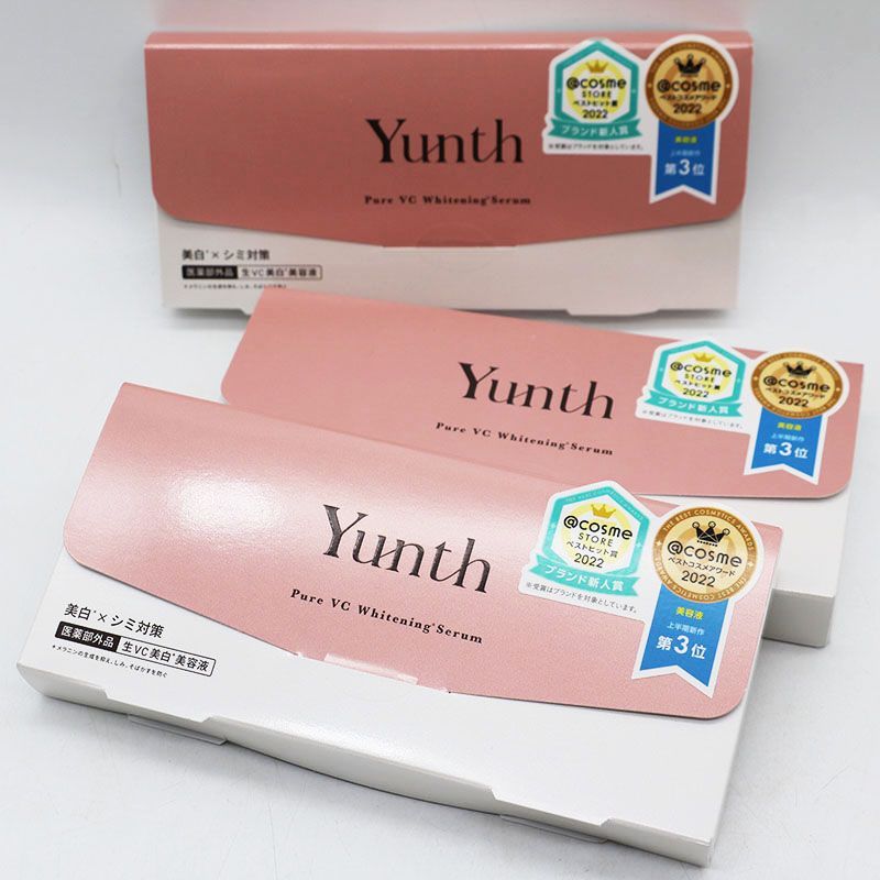 Yunth ユンス 生VＣ美白美容液 薬用ホワイトニングエッセンスPVC a 3箱セット CR7-04-33-01