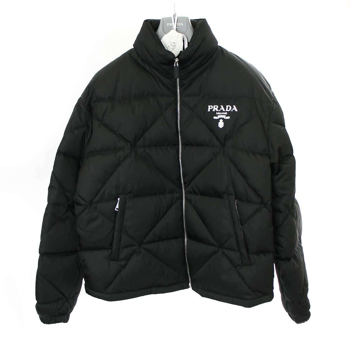 PRADA プラダ RE-NYLON ロゴプリント ダウンジャケット SGB803 S202 