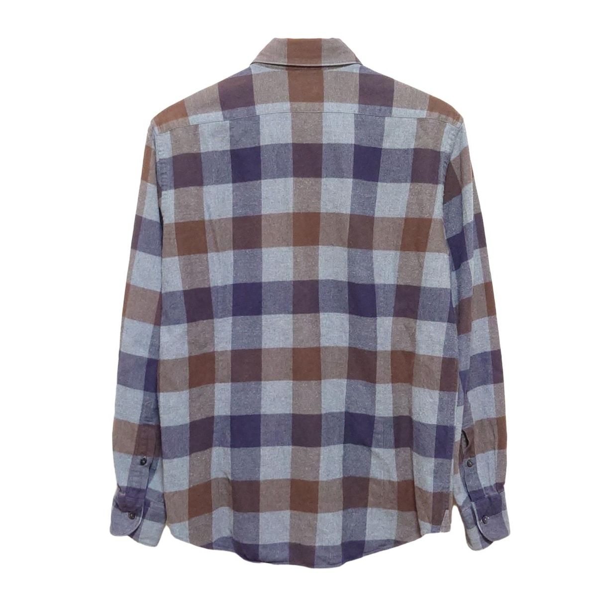 新品未使用 Aquascutum アクアスキュータム 長袖チェックシャツ Aquascutum(アクアスキュータム) チェック柄シャツ | 少し