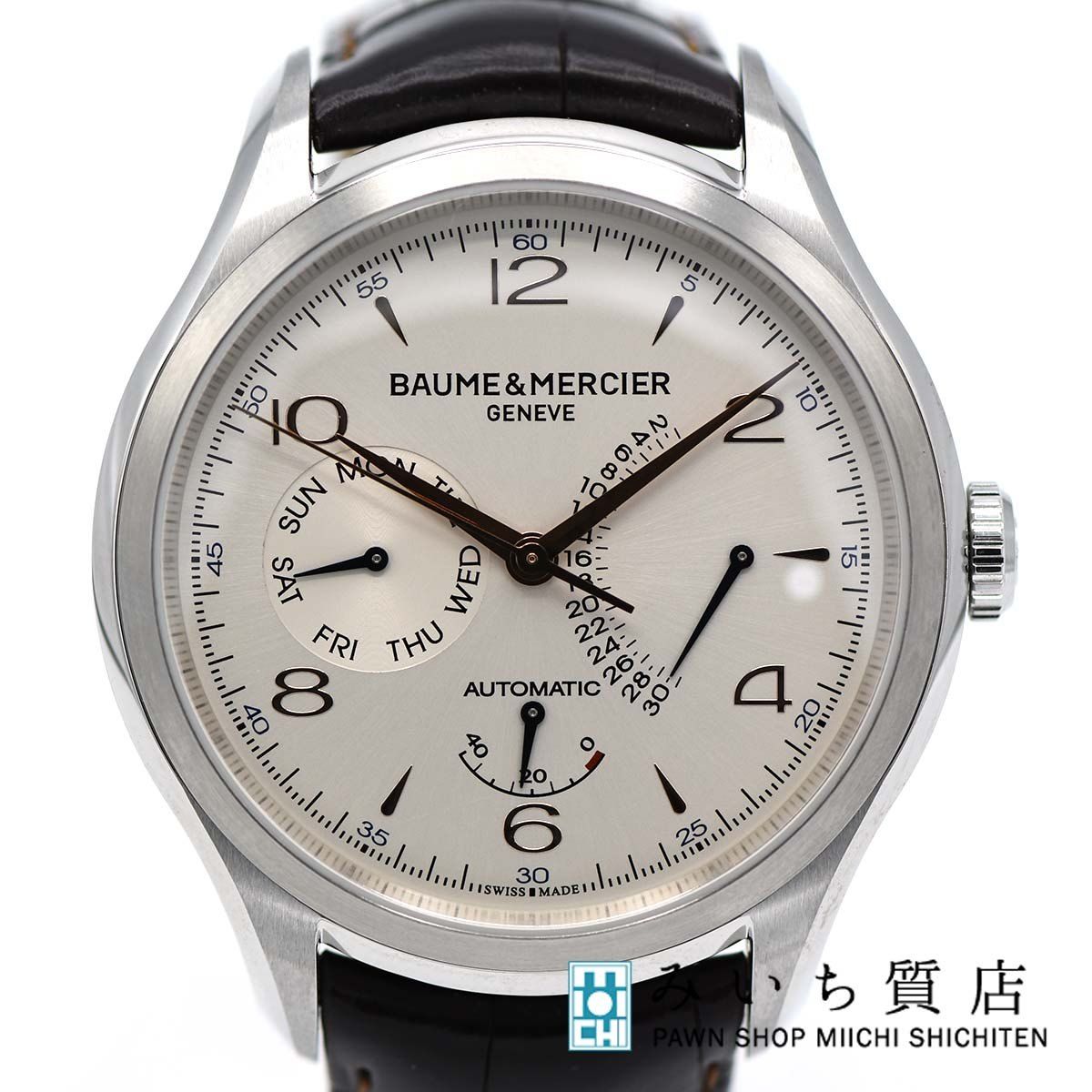 BAUME & MERCIER ボーム&メルシエ クリフトン 自動巻機械式時計 腕時計 稼働 BAUME & MERCIER ボーム&メルシエ クリフトン