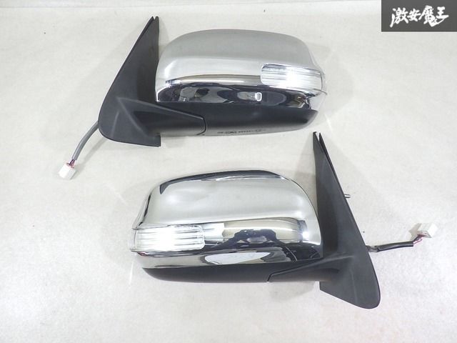 純正Ｂｂ　ＱＮＣ２１　ＬＥＤ　ドア　ミラー　 トヨタ - QNC20 QNC21 bB ウインカー付ドアミラー左右セット 電動格納