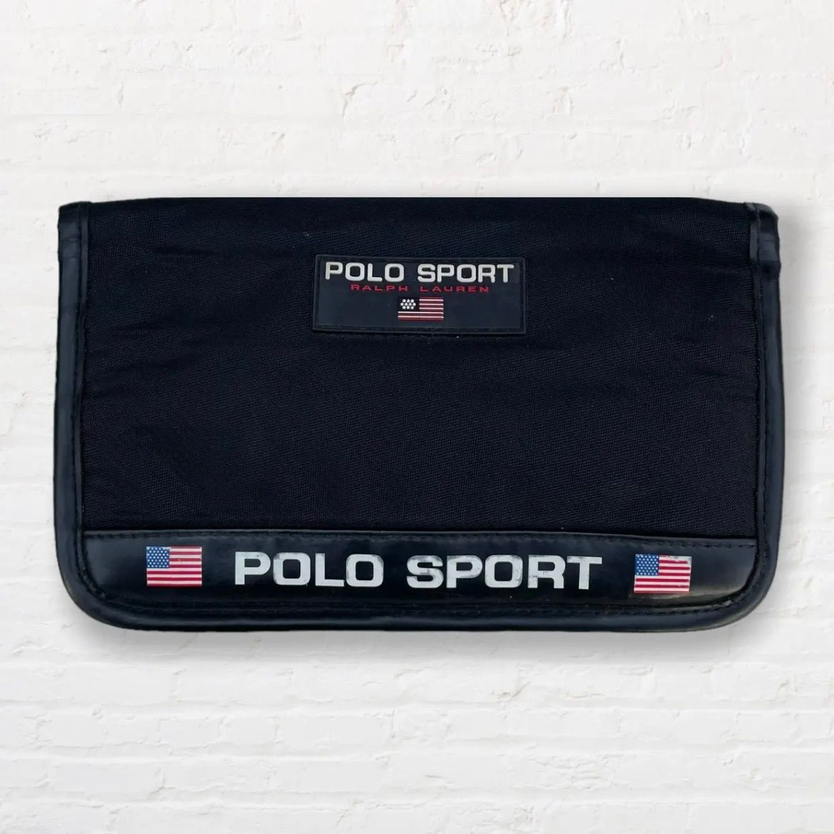 90s POLO SPORT ポロスポーツ 財布 ブラック - メルカリ