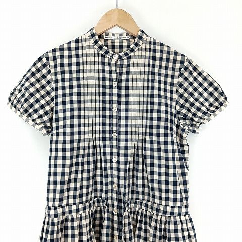 マドモアゼルノンノン mademoiselle NON NON ギンガムチェック柄 S/S