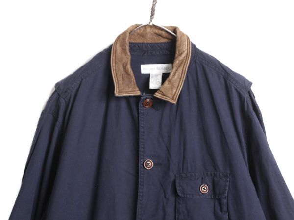 バナナリパブリック　90s リネン　ジャケット　カバーオール　古着　ヴィンテージ OLD バナナリパブリック リネン トラッカージャケット ショート