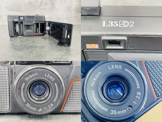 ニコン フィルムカメラ 【】NIKON L35AD2 LENS 35mm 1:2.8 コンパクト