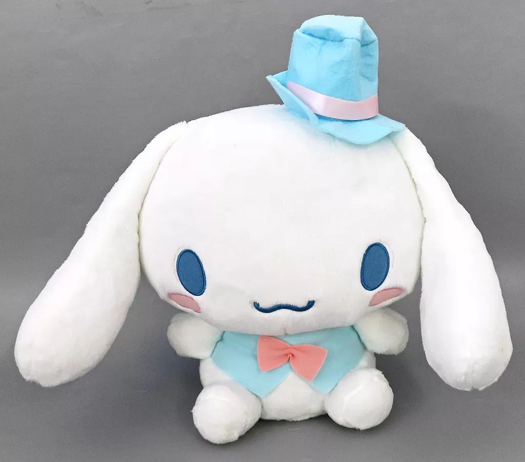しなもん出品 中古】ぬいぐるみ シナモン(ブルー) かわいい紳士BIGぬいぐるみ