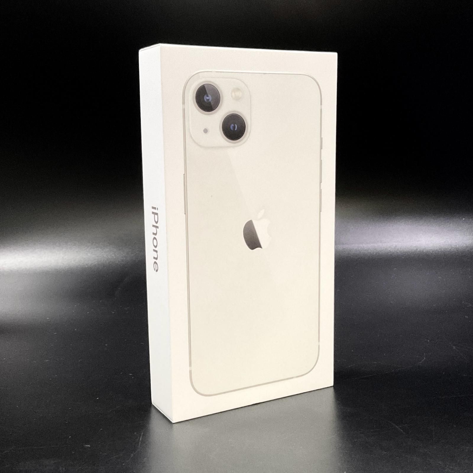 iPhone 13 128GB (100%)　 スターライト　保証4月まで iPhone 13 128GB スターライト Softbank SIMフリー 超美品 動作