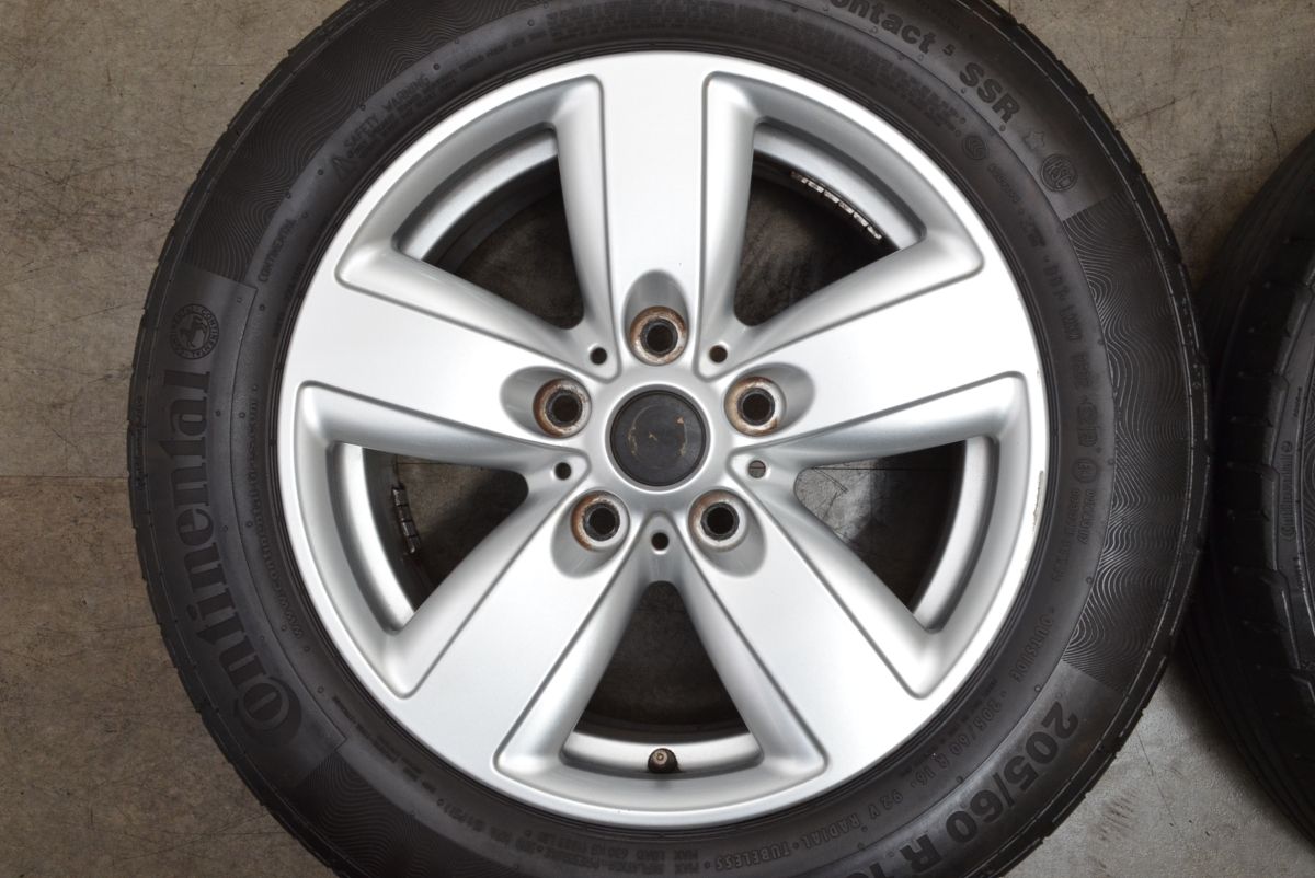 冷静な MINI R60 クロスオーバー 純正 16in 6.5J 46 PCD120 コンチネンタル コンチ コンタクト 205 60R16 品番 9811729 理解