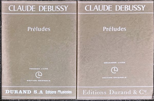 未使用 DEBUSSY ドビュッシー デュラン Preludes 前奏曲集1&2