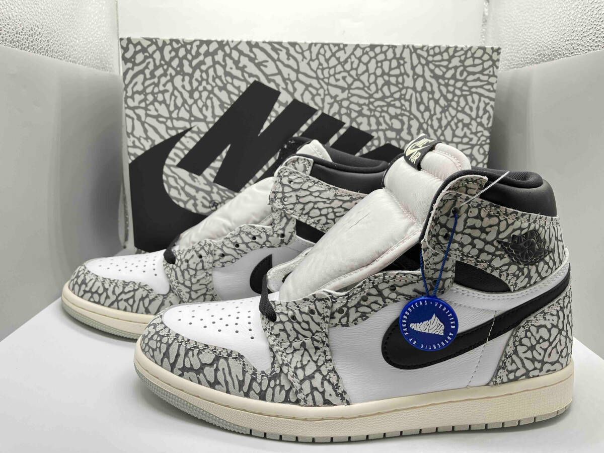 美品 NIKE AIR JORDAN 1 RETRO HIGH OG DZ5485 052 ナイキ エア ジョーダン 1 レトロ ハイ OG US7.5 25.5cm UK6.5 EU40.5 サファリ