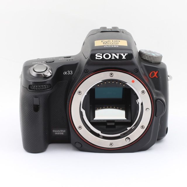 並品＞ SONY デジタル一眼レフ α33(ボディ単体) ブラック SLT